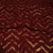 Foil printed Georgette-Maroon