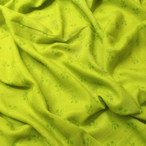 Turkish Printed - Apple Green