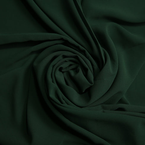 Plain Georgette - Bottle Green