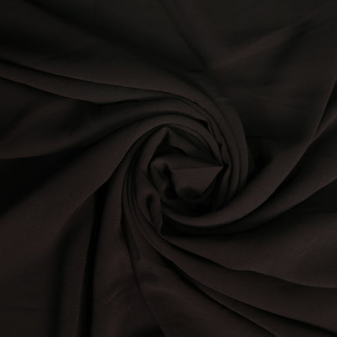 Plain Georgette - Brown