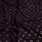 Foil Printed Georgette - Purple