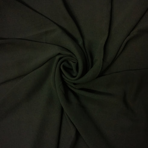 Plain Georgette - Henna Green