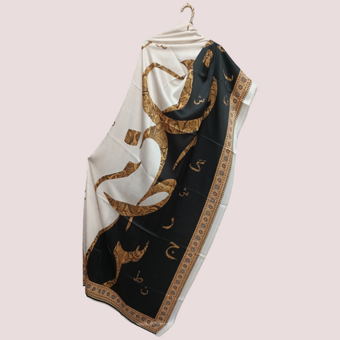 Digital Printed Dupatta - Shalmoze Slik