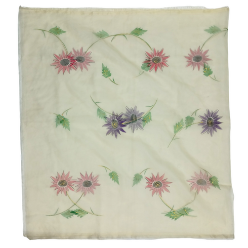 Hand Painted Organza Dupatta