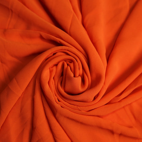 Plain Georgette - Orange