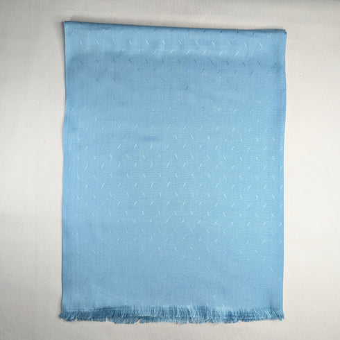Viscose Self Jacquard - Sky Blue
