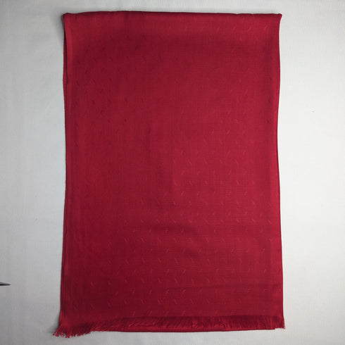 Viscose Self Jacquard - Red