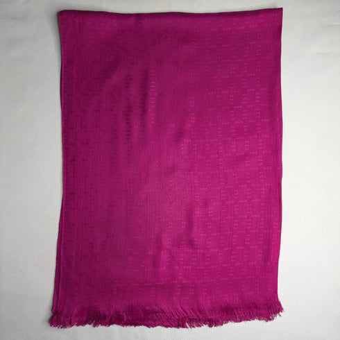 Viscose Self Jacquard - Hot Pink