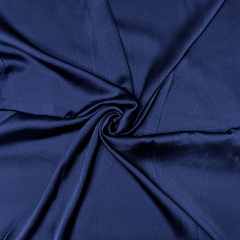 Metallic Silk - Midnight Blue