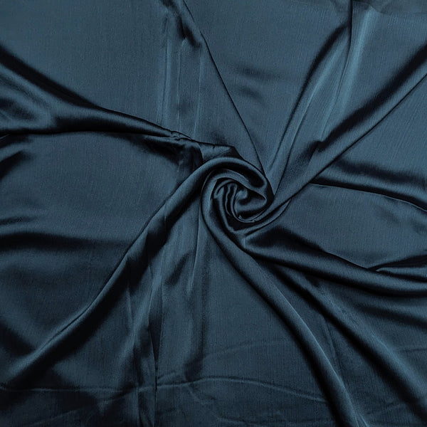 Metallic Silk - Peacock Blue