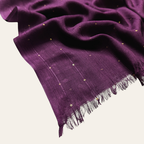Viscose Self Sparkles - Purple