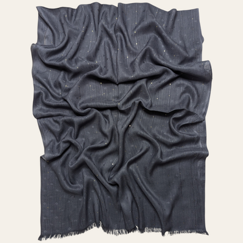 Viscose Self Sparkles - Grey