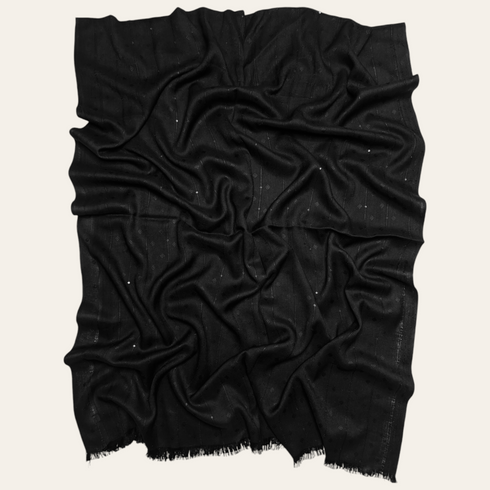 Viscose Self Sparkles - Black