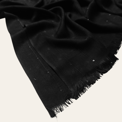 Viscose Self Sparkles - Black