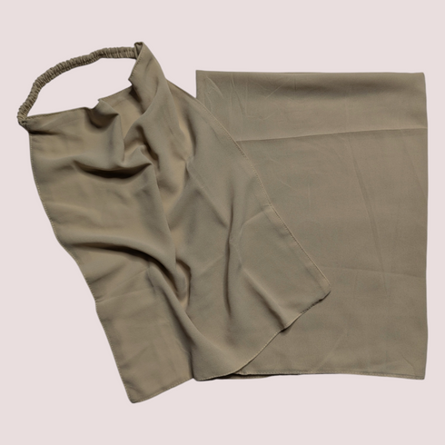 Hijab And Niqab Set - Pale Ivory