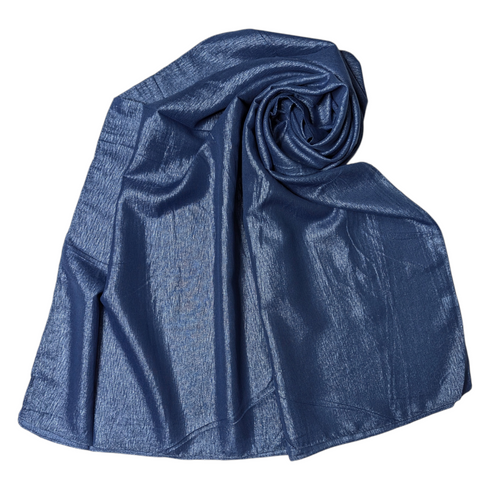 Glossy Silk - Denim Blue