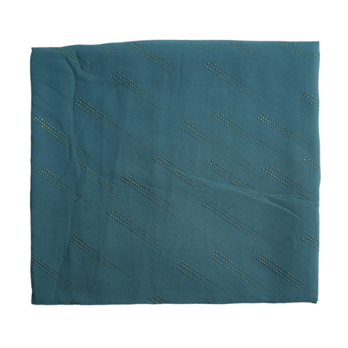 Foil printed Georgette - Sea Green