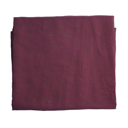 Foil printed Georgette - Hot Pink