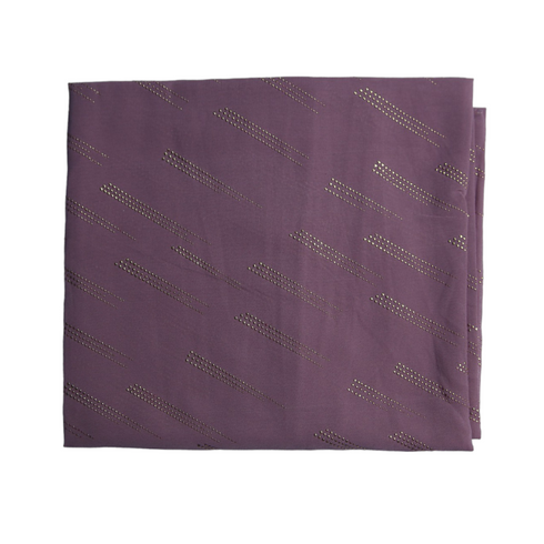 Foil printed Georgette - Lavender