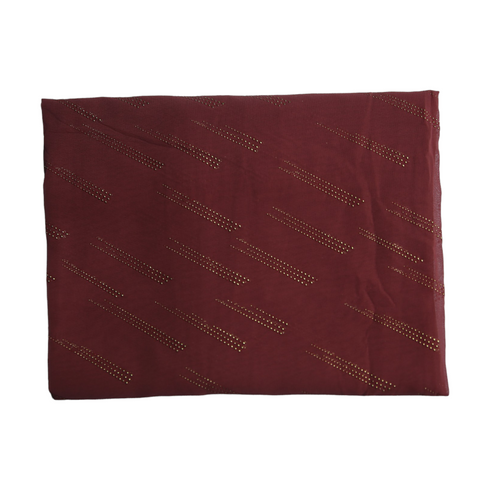 Foil printed Georgette - Copper