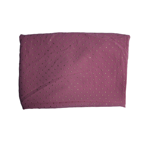 Foil printed Georgette - Baby Pink