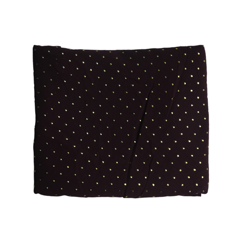 Foil printed Georgette - Brown