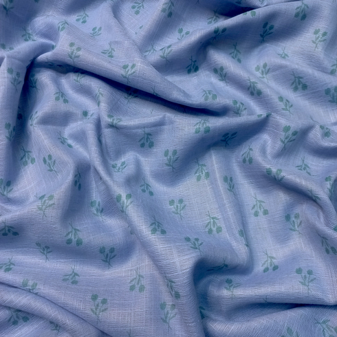 Turkish Printed - Light Blue