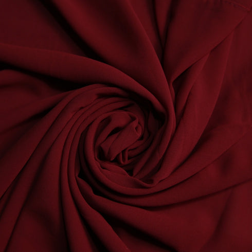 Plain Georgette-Raspberry