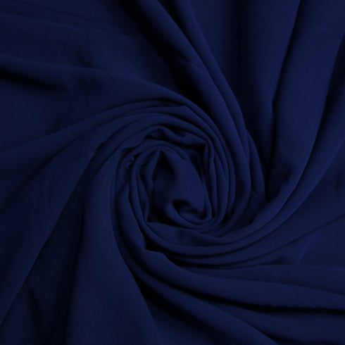 Plain Georgette - Royal Blue