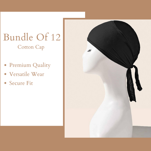 Cotton Cap - Pack Of 12
