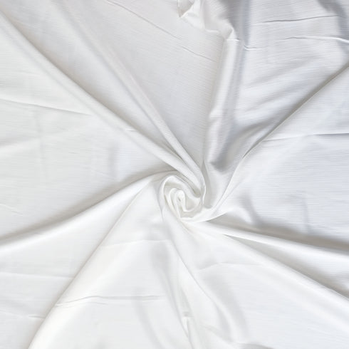 Metallic Silk - White