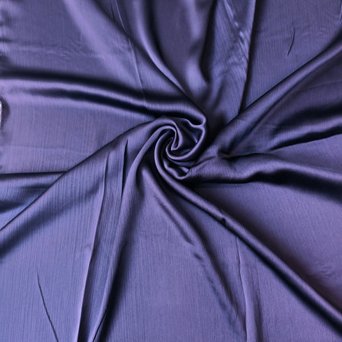 Metallic Silk - Dark Denim