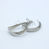 SILVER CRUSHED EARRINGS