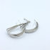 SILVER CRUSHED EARRINGS