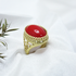 Buy Red Crystal Rings Online in Pakistan