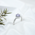 Buy Diamond Pair Silver Stone Rings Online in Pakistan