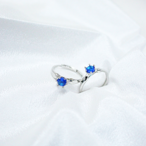Buy Blue Stone Silver Rings Online in Pakistan