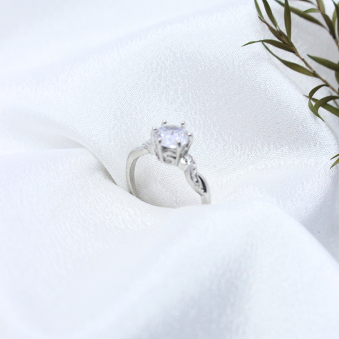 Pearl Silver Stone Ring