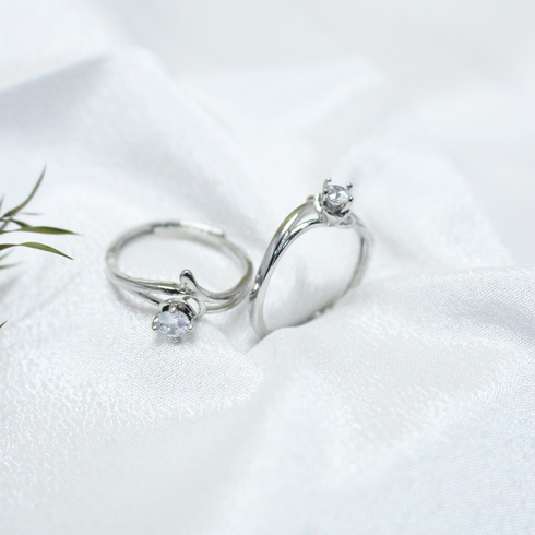 Buy Engraved Stone Silver Rings Online in Pakistan