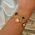 BUNDLE OF 2 BLACK & WHITE VAN CLEEF & ARPELS BRACELET
